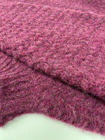 ZIGZAG CREWNECK - PLUM