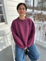 ZIGZAG CREWNECK - PLUM