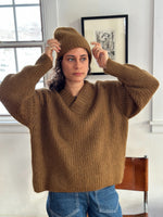 SURI V-NECK - BRONZE