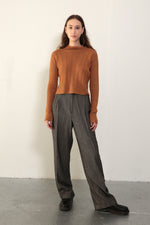 RIB SWEATER - BUTTERSCOTCH