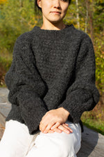 ZIGZAG CREWNECK - SOOT